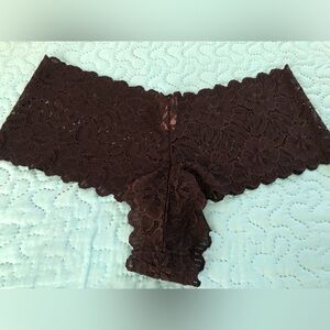 50% OFF SALE!!  Victoria’s Secret Very Sexy Black Lace Boyshort, Large